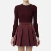 Maglia in viscosa con logo college