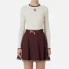 Maglia in viscosa con logo college