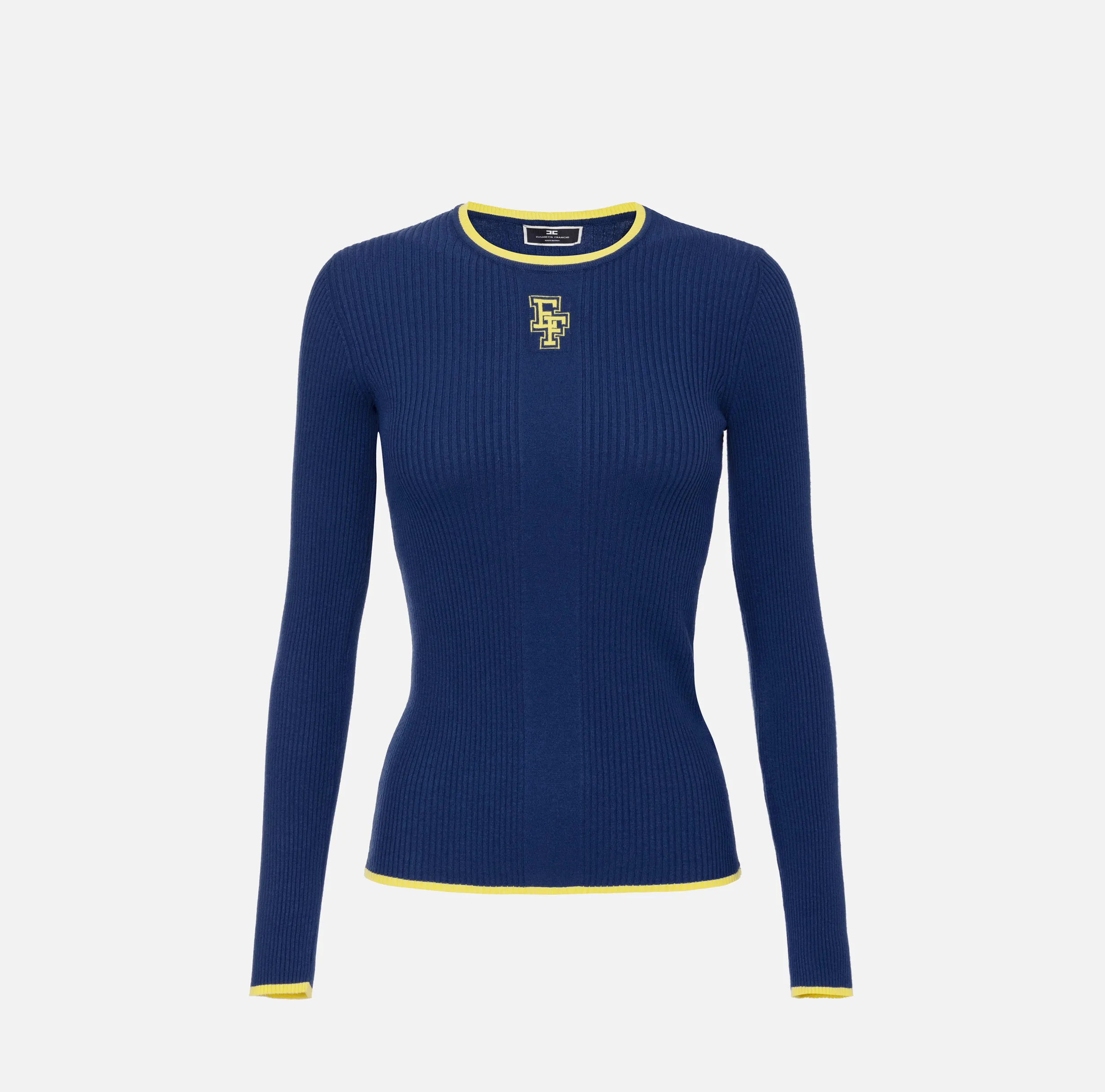 Maglia in viscosa con logo college