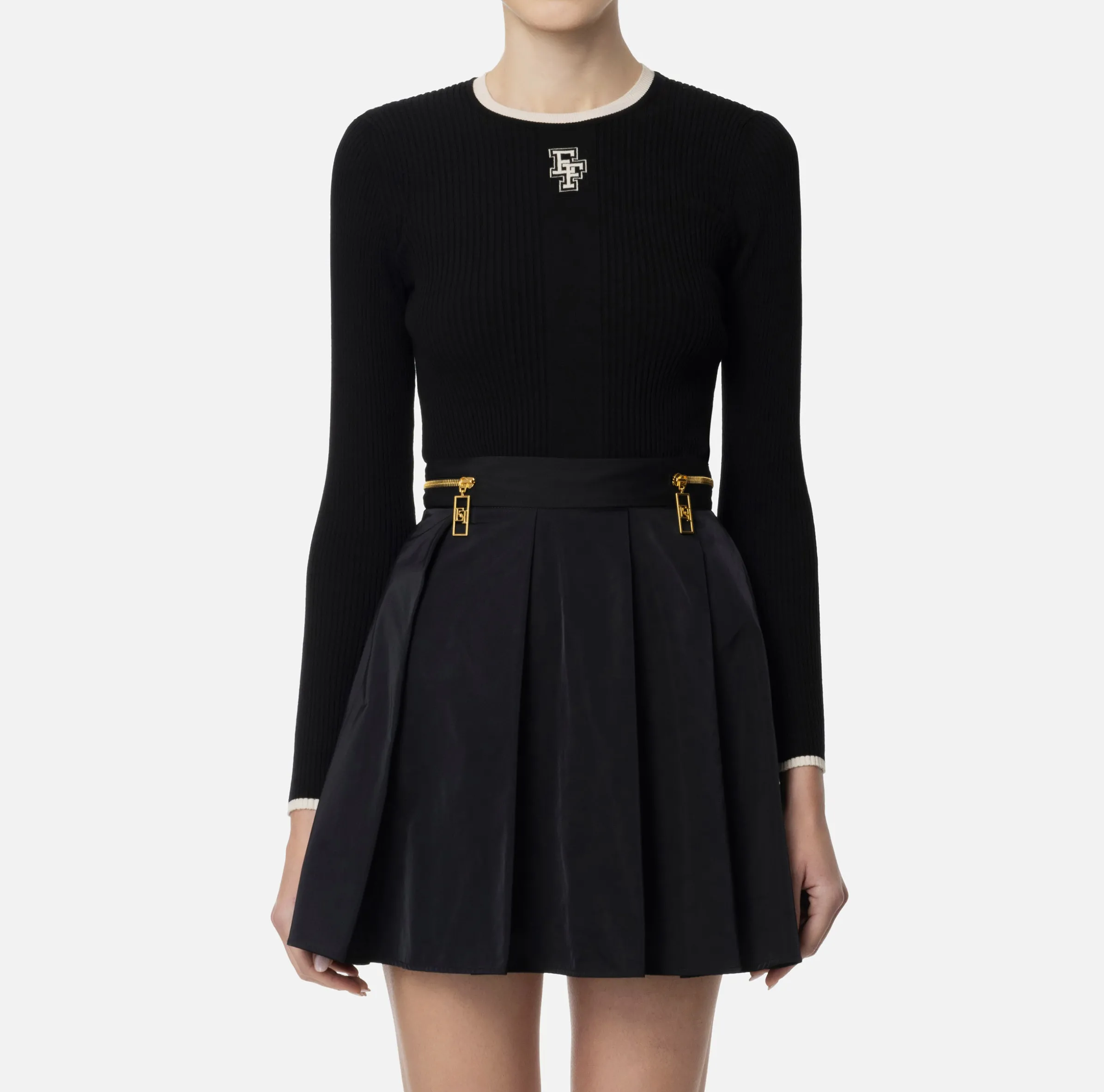 Maglia in viscosa con logo college