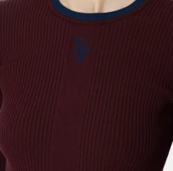 Maglia in viscosa con logo college