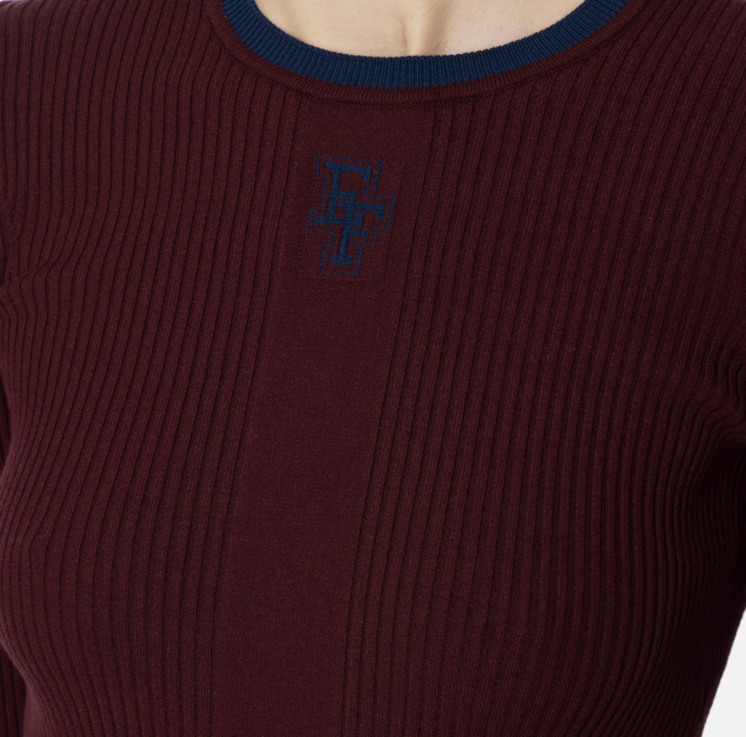 Maglia in viscosa con logo college
