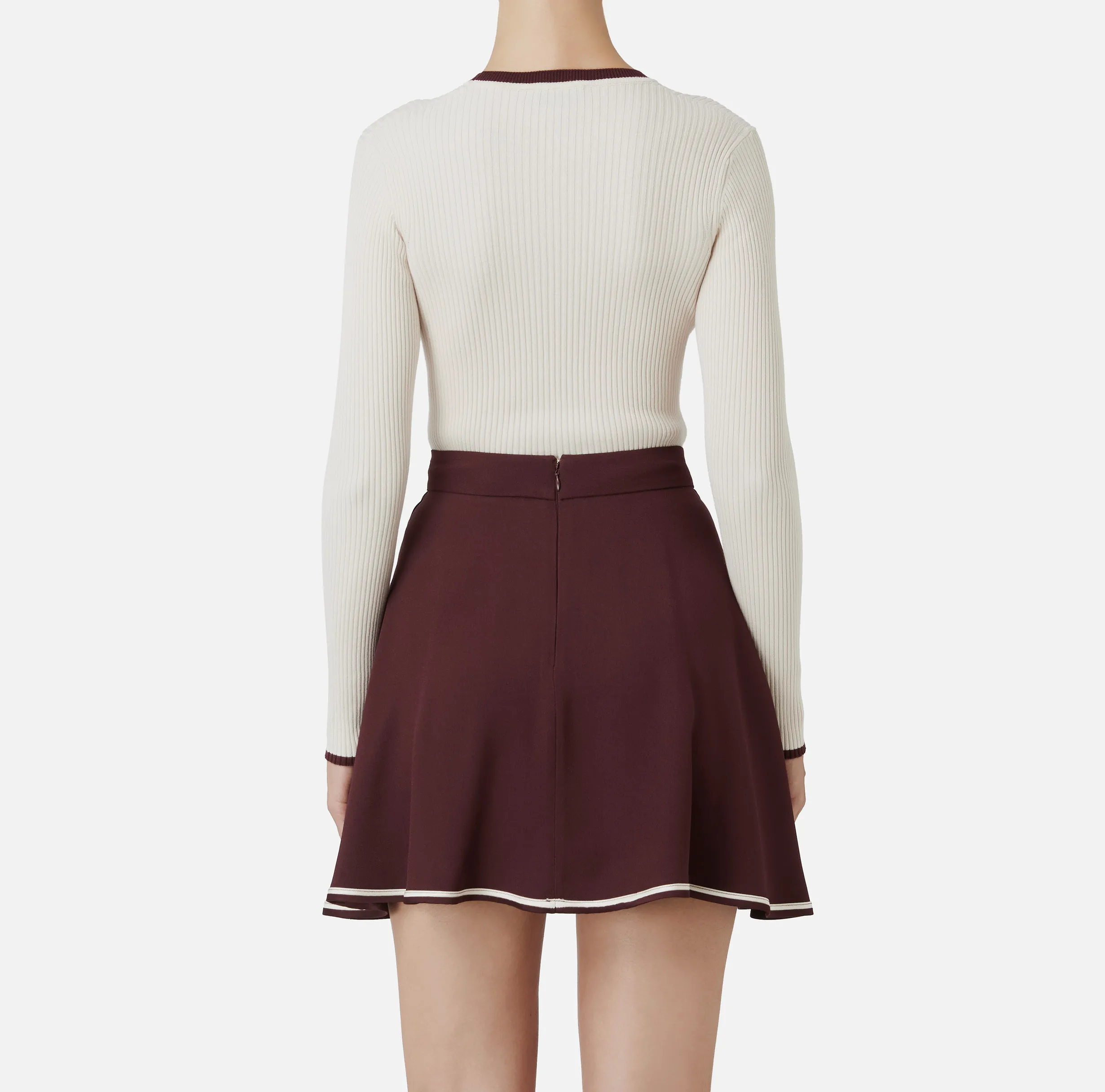 Maglia in viscosa con logo college