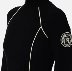 Miniabito in viscosa con patch logo