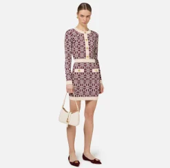 Miniabito logo jacquard