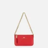 Miniborsa a tracolla in pelle con lettering