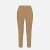 Pantalone dritto in tessuto tecnico con morsetto