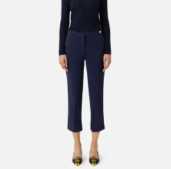Pantalone in crêpe con spacchetti
