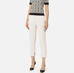 Pantalone in crêpe con spacchetti