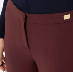 Pantalone in crêpe con spacchetti