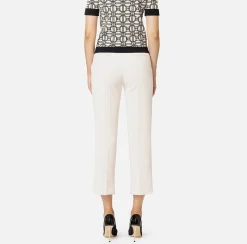 Pantalone in crêpe con spacchetti
