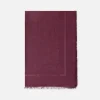 Pashmina rettangolare in viscosa jacquard con lettering logo