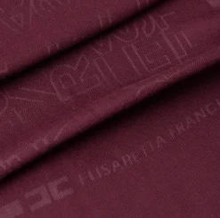 Pashmina rettangolare in viscosa jacquard con lettering logo