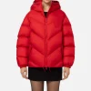 Piumino over in nylon lucido