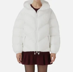 Piumino over in nylon lucido