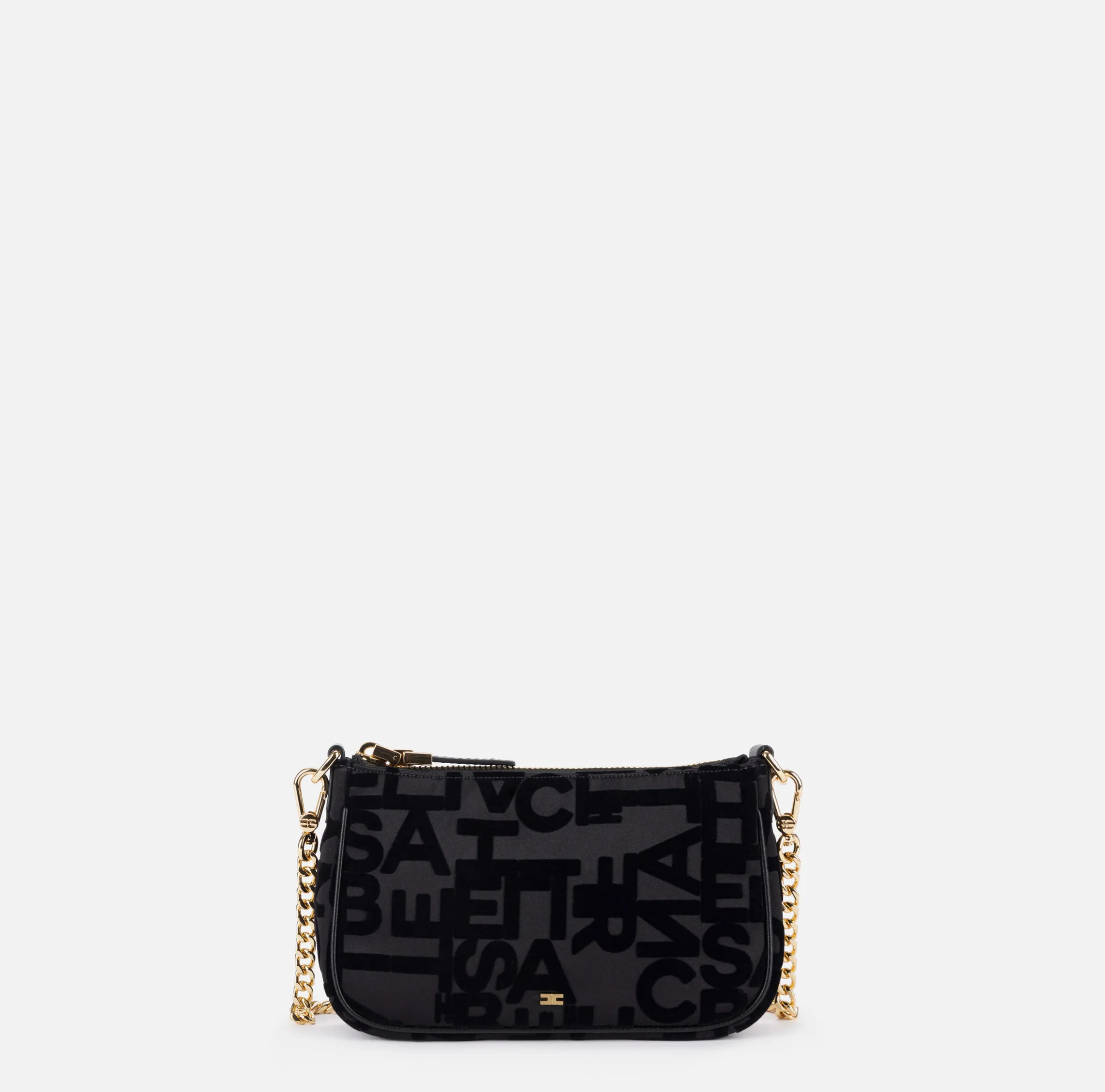 Pochette lettering con tracolla