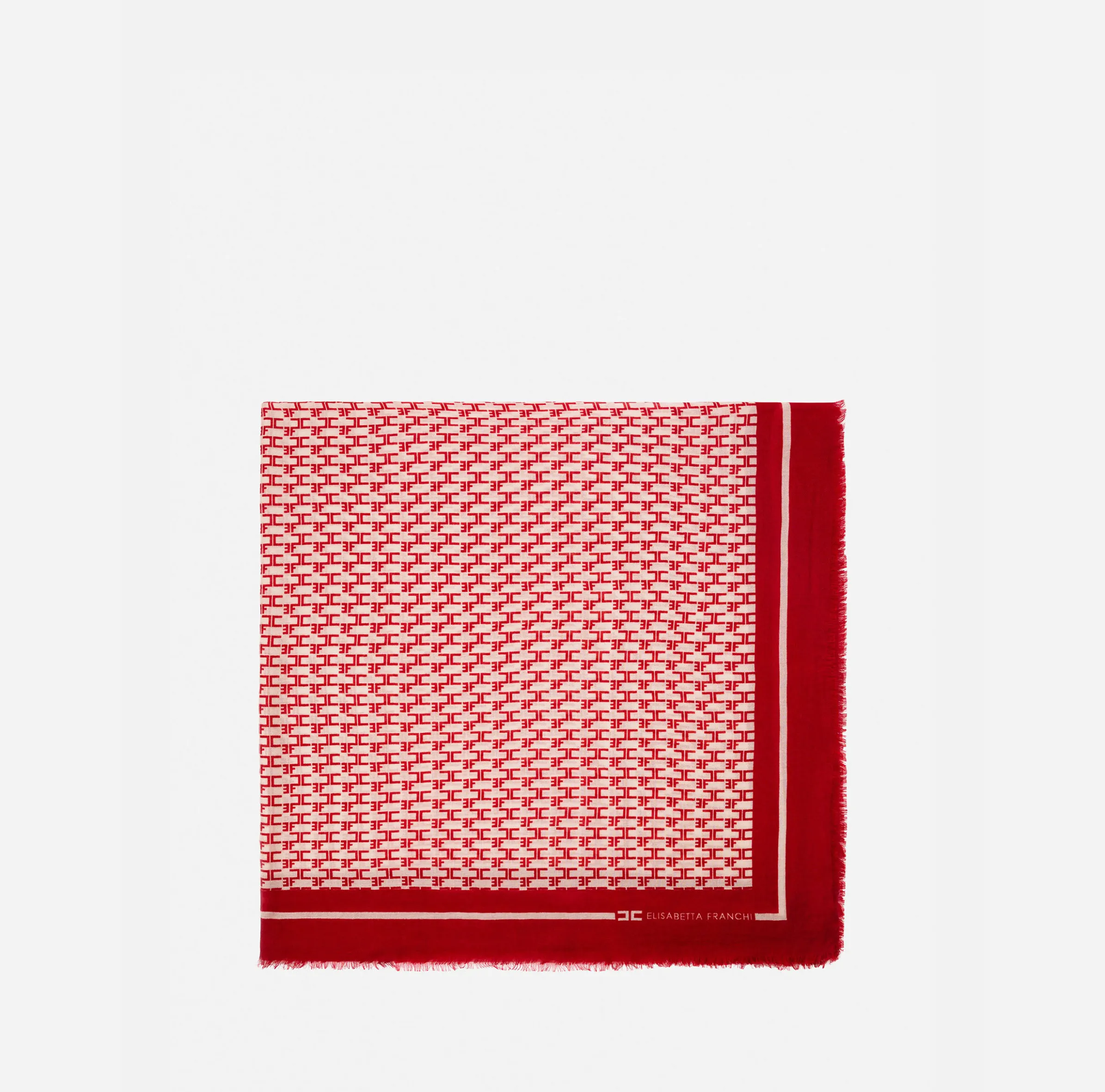 Sciarpa Monogram Elisabetta Franchi