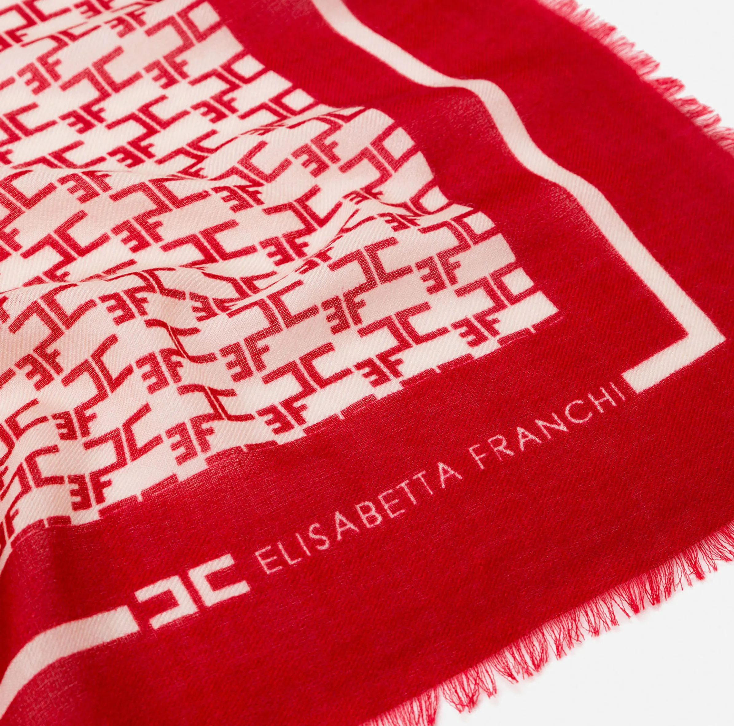 Sciarpa Monogram Elisabetta Franchi