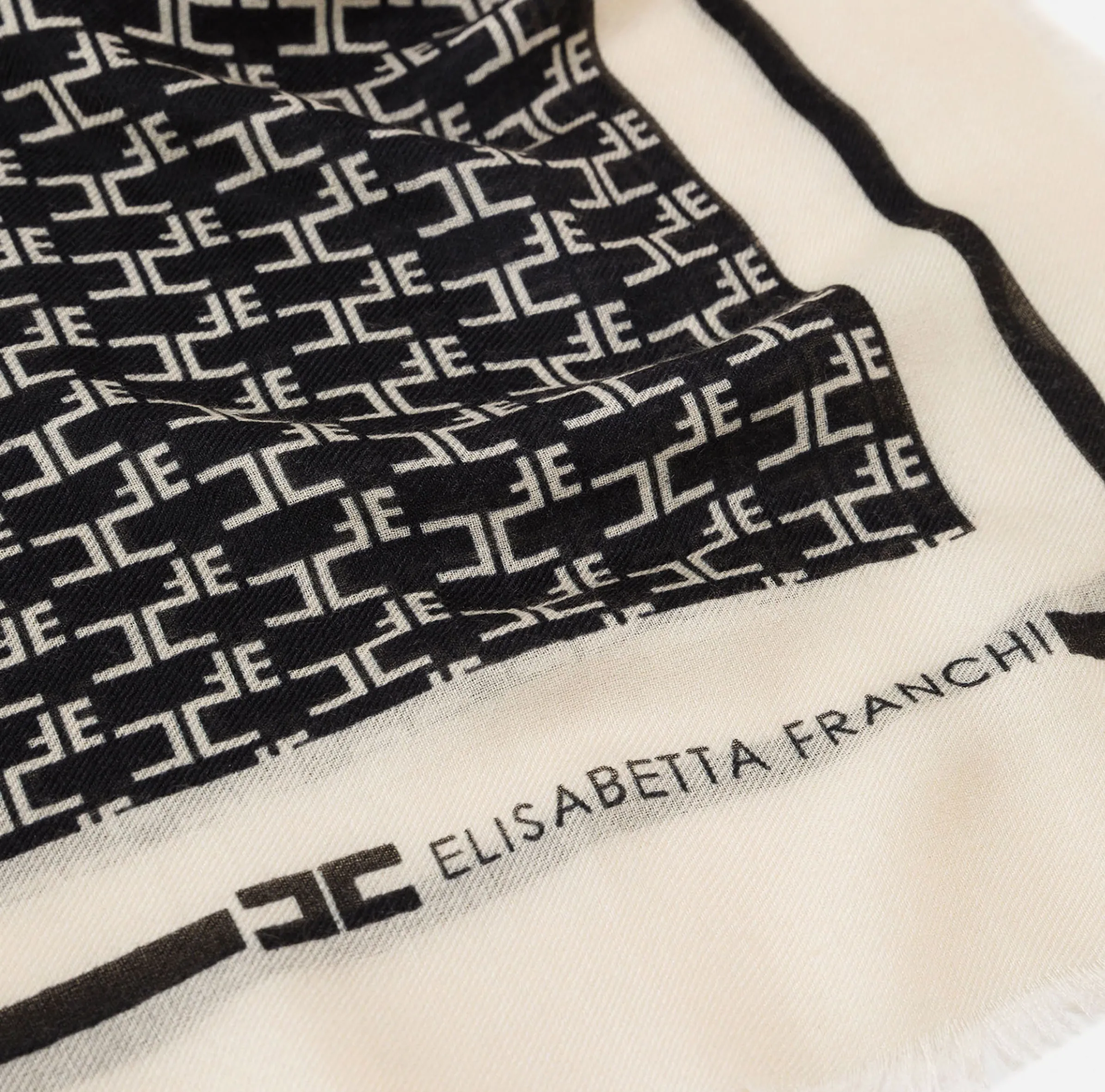 Sciarpa Monogram Elisabetta Franchi