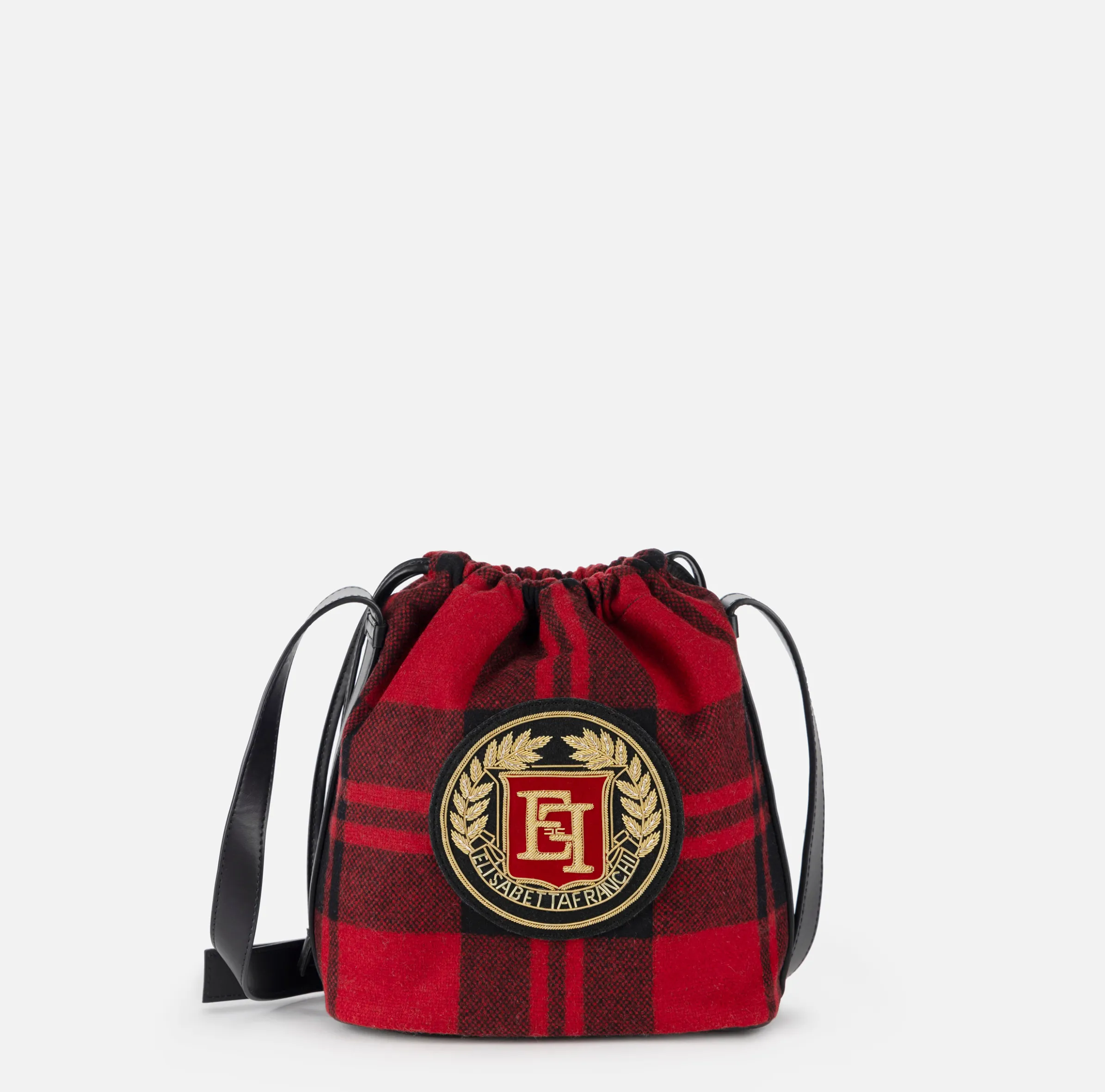 Secchiello in lana tartan