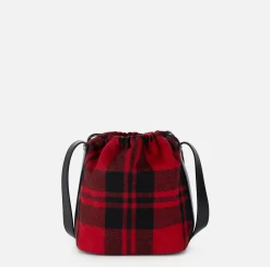 Secchiello in lana tartan