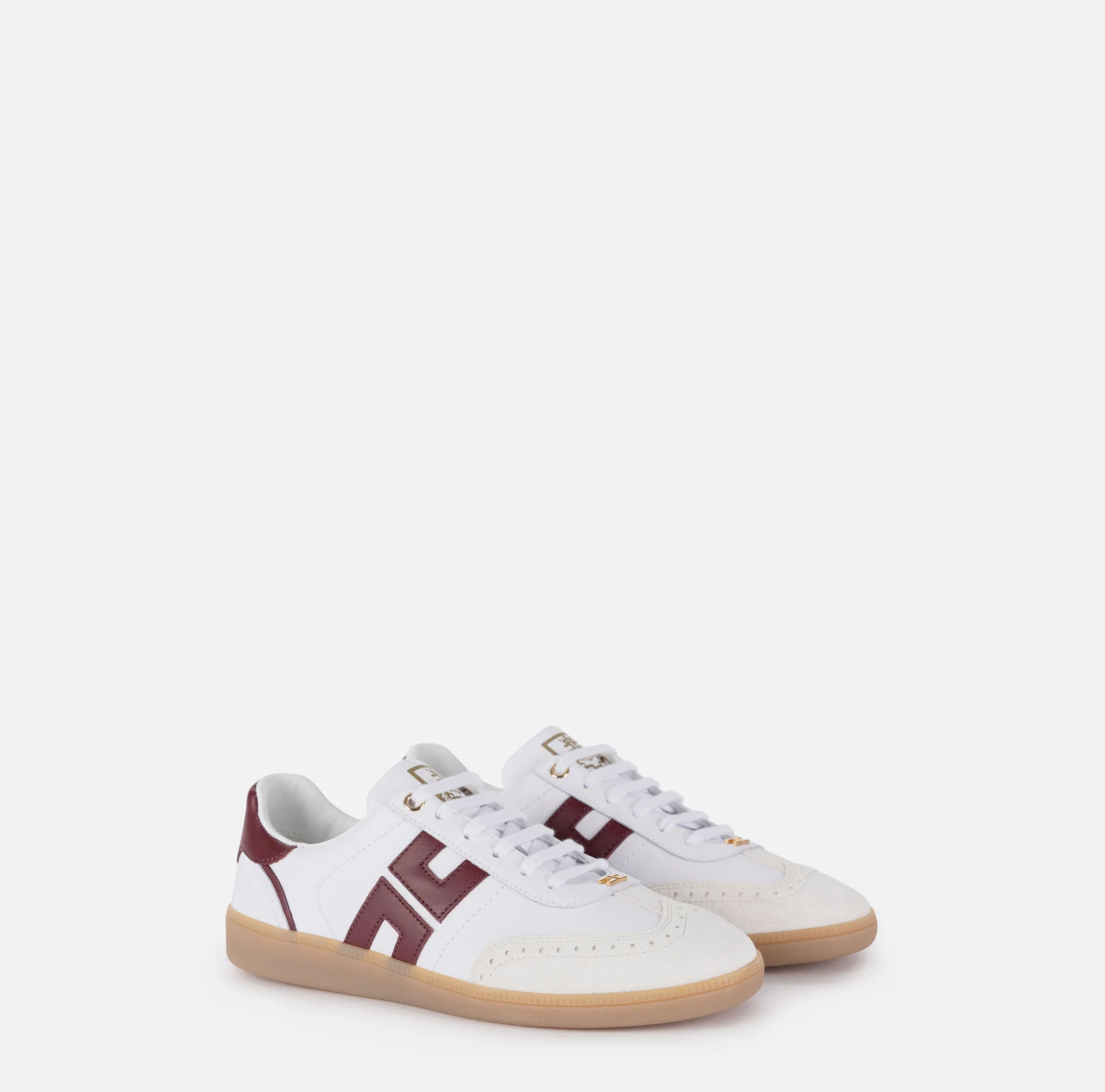 Sneakers in pelle scudetto