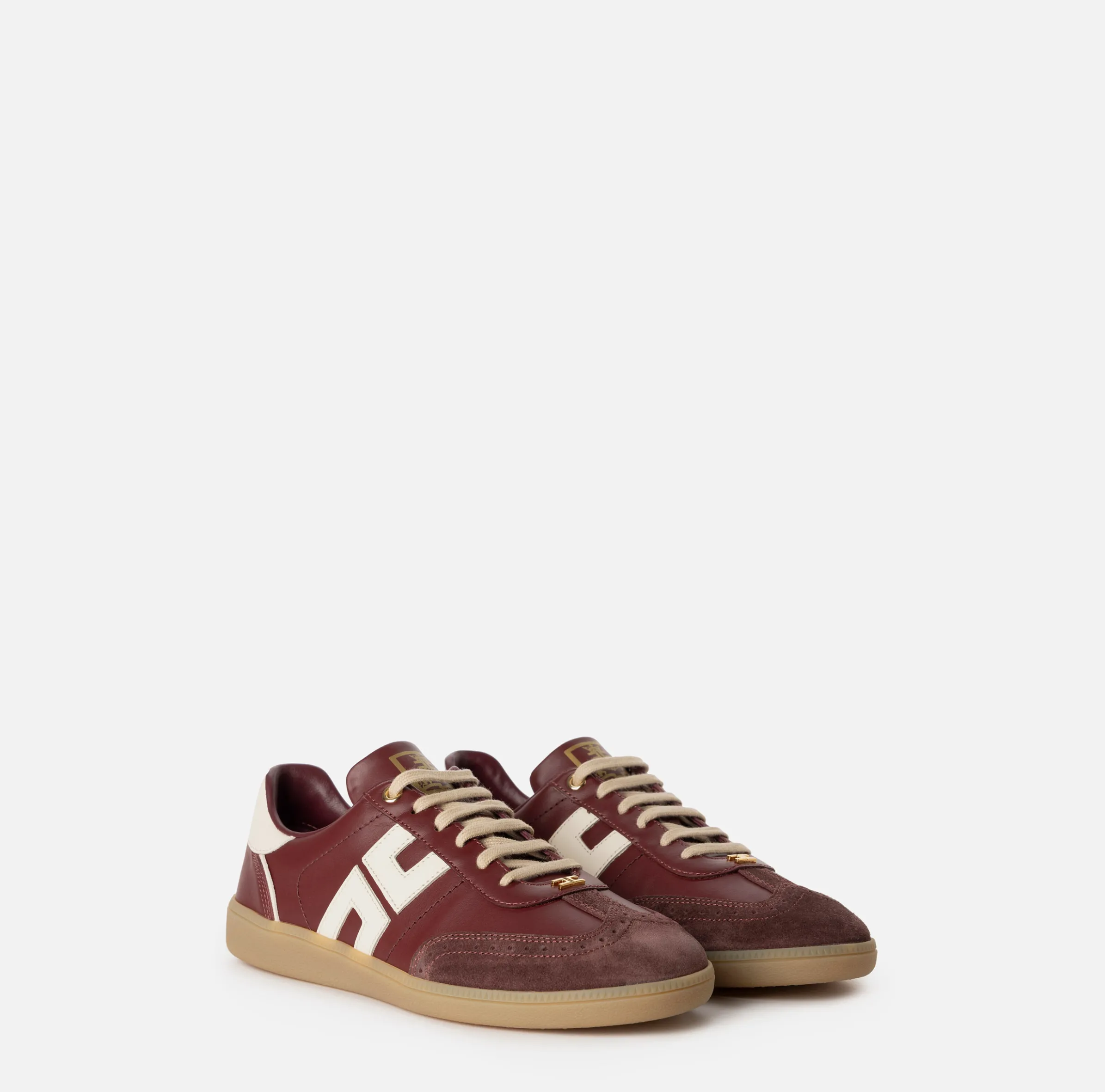 Sneakers in pelle scudetto