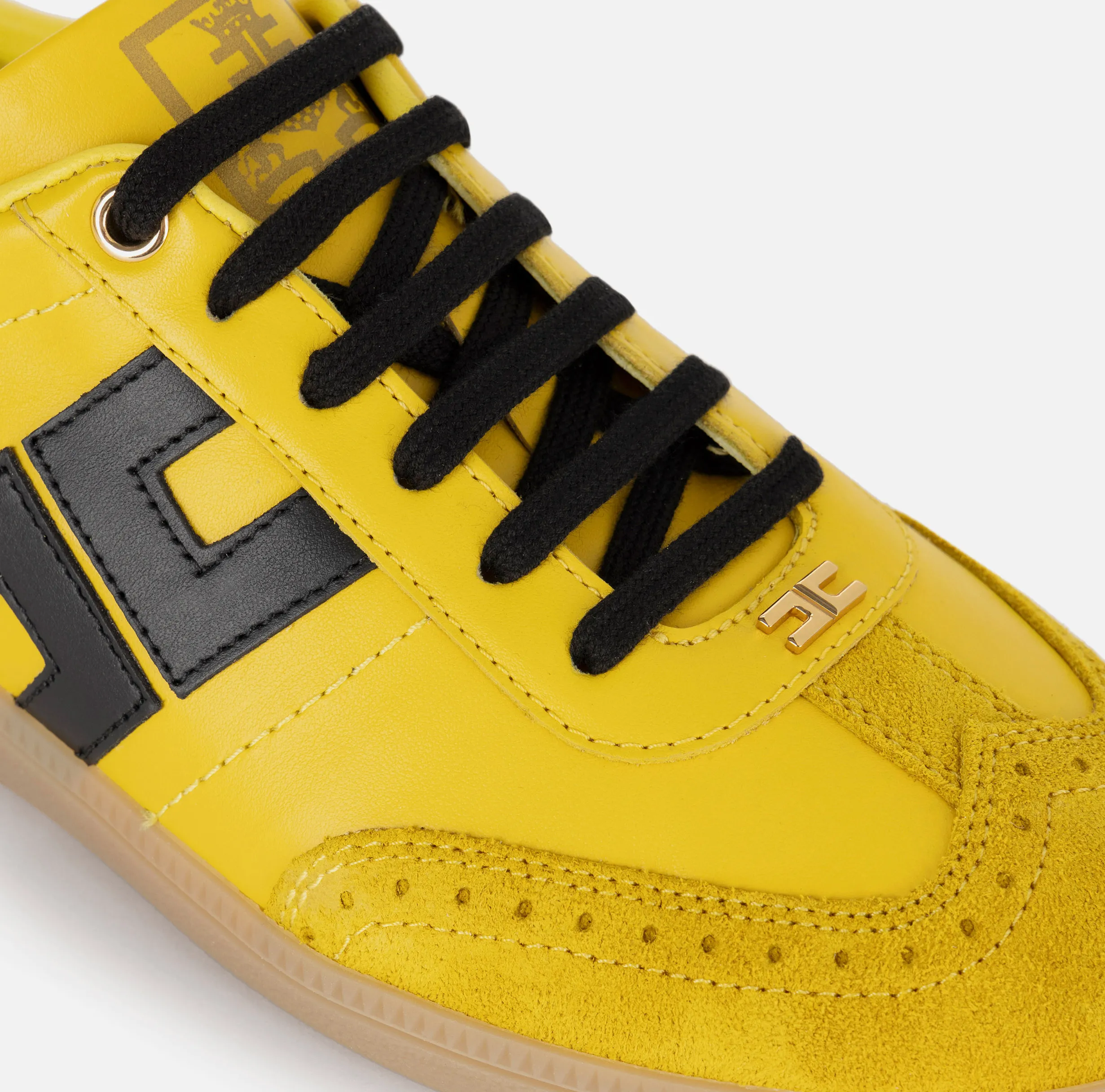 Sneakers in pelle scudetto