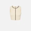Top in viscosa con catena