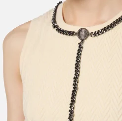 Top in viscosa con catena