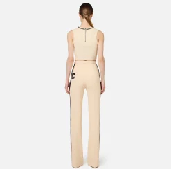 Top in viscosa con catena