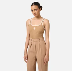 Top in viscosa con logo college