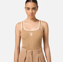 Top in viscosa con logo college