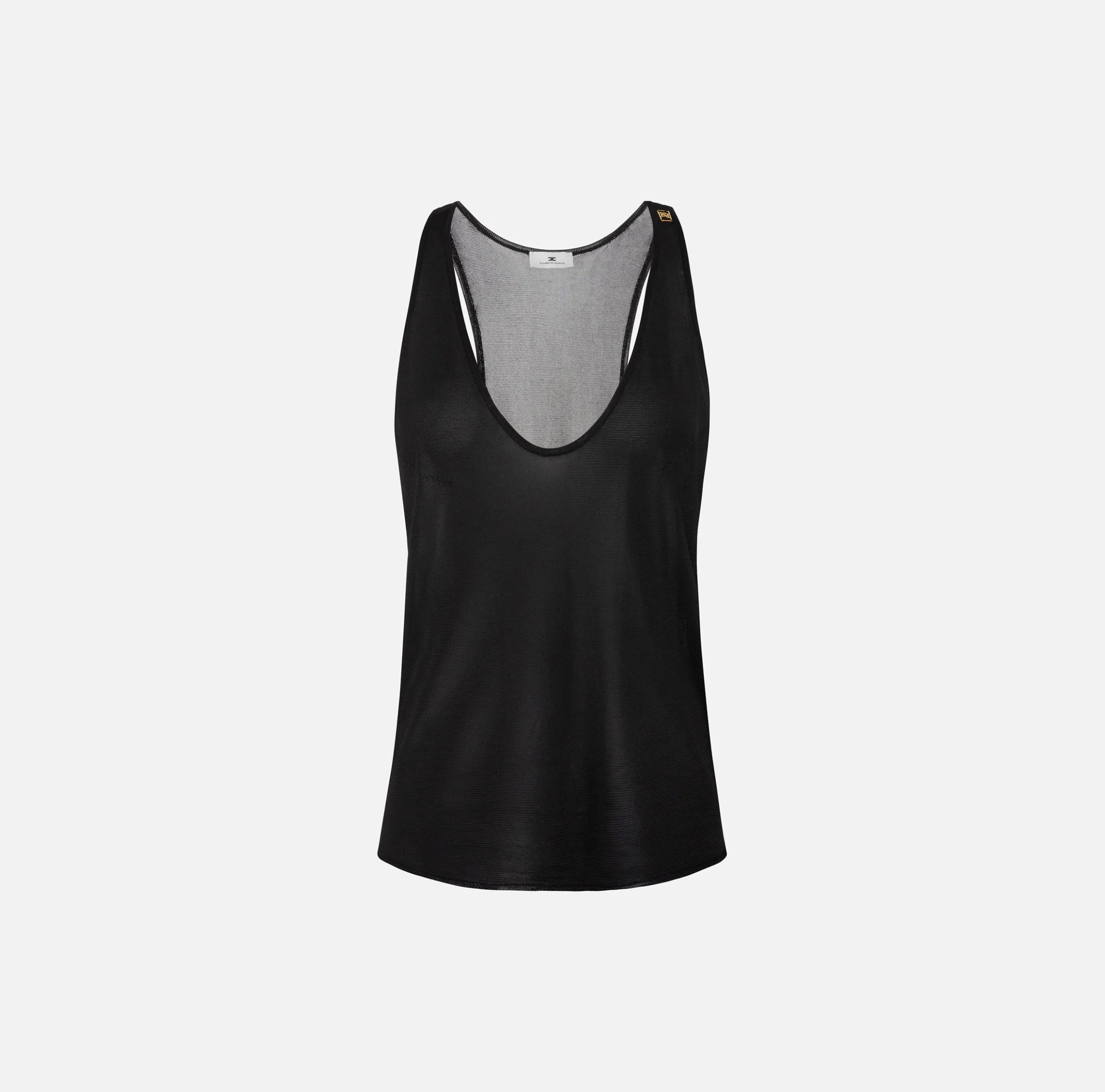 Top in viscosa lucida