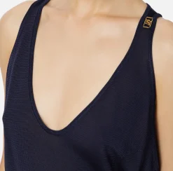 Top in viscosa lucida