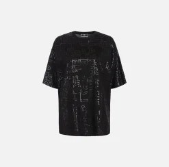 T-shirt in jersey lettering lucido