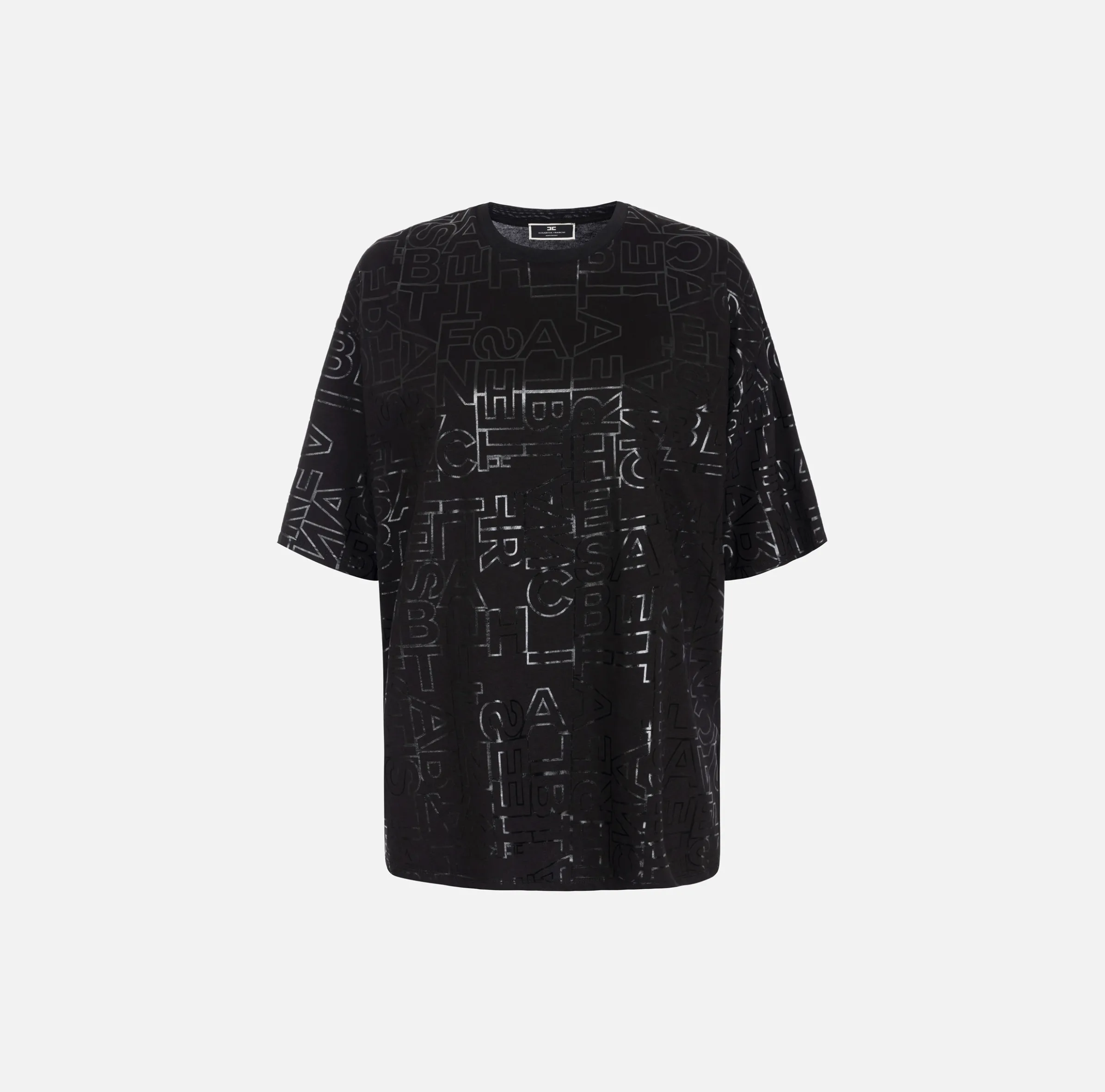 T-shirt in jersey lettering lucido