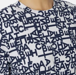 T-shirt in jersey lettering piccolo
