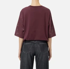 T-shirt in jersey lettering lucido