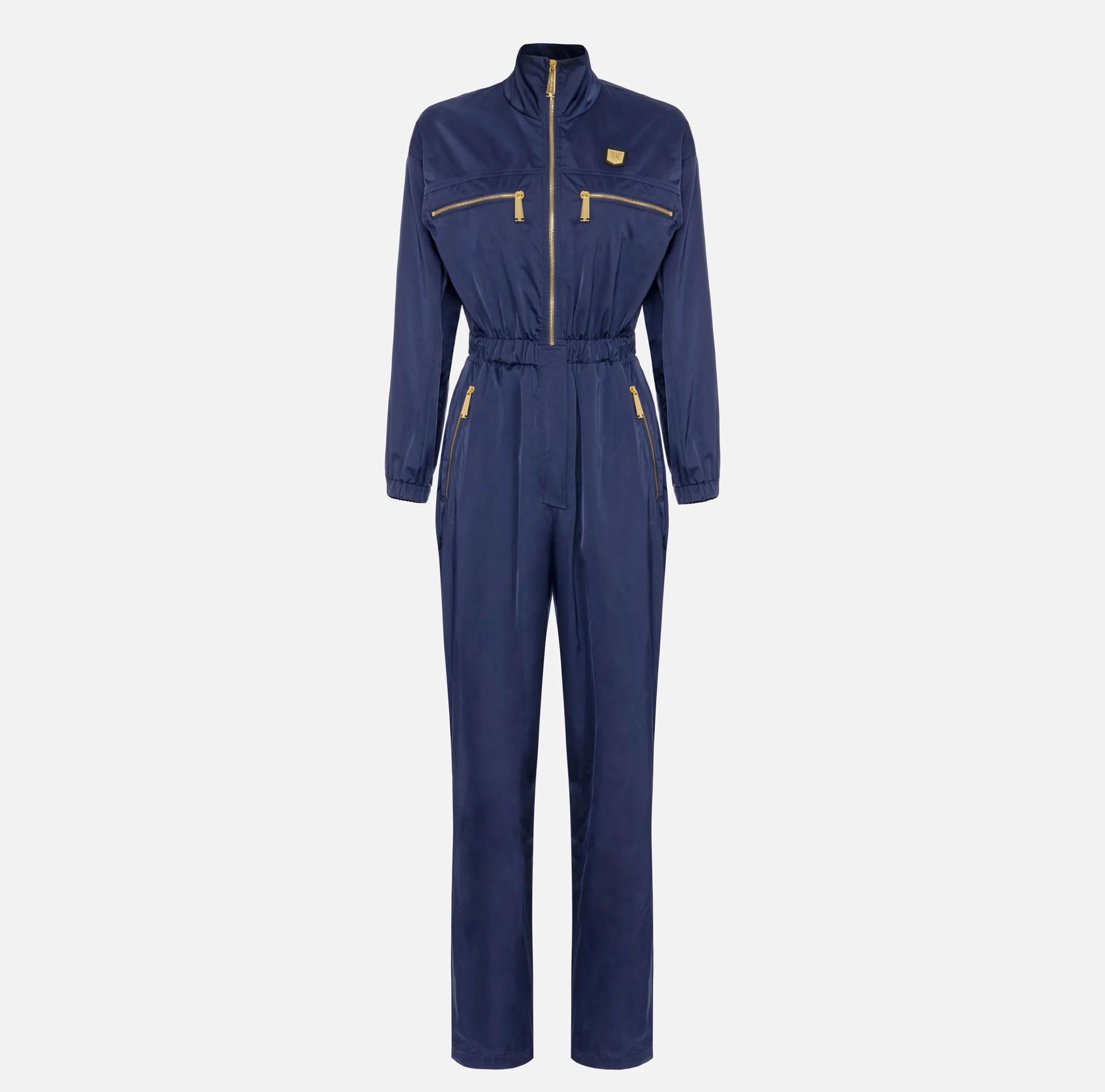 Tuta cargo in nylon tecnico con zip