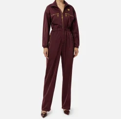 Tuta cargo in nylon tecnico con zip