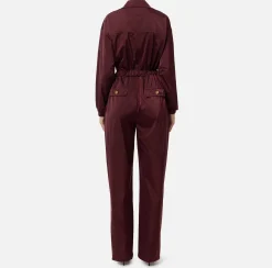Tuta cargo in nylon tecnico con zip