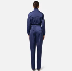 Tuta cargo in nylon tecnico con zip