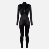 Tuta in lycra con motivo cut-out e accessorio logo